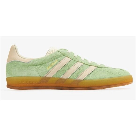 Adidas Women's Gazelle Indoor Suede 'Semi Green Spark Size 8.5 - Picture 4 of 6